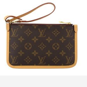 Authentic Louis Vuitton Monogram Carryall Pochette